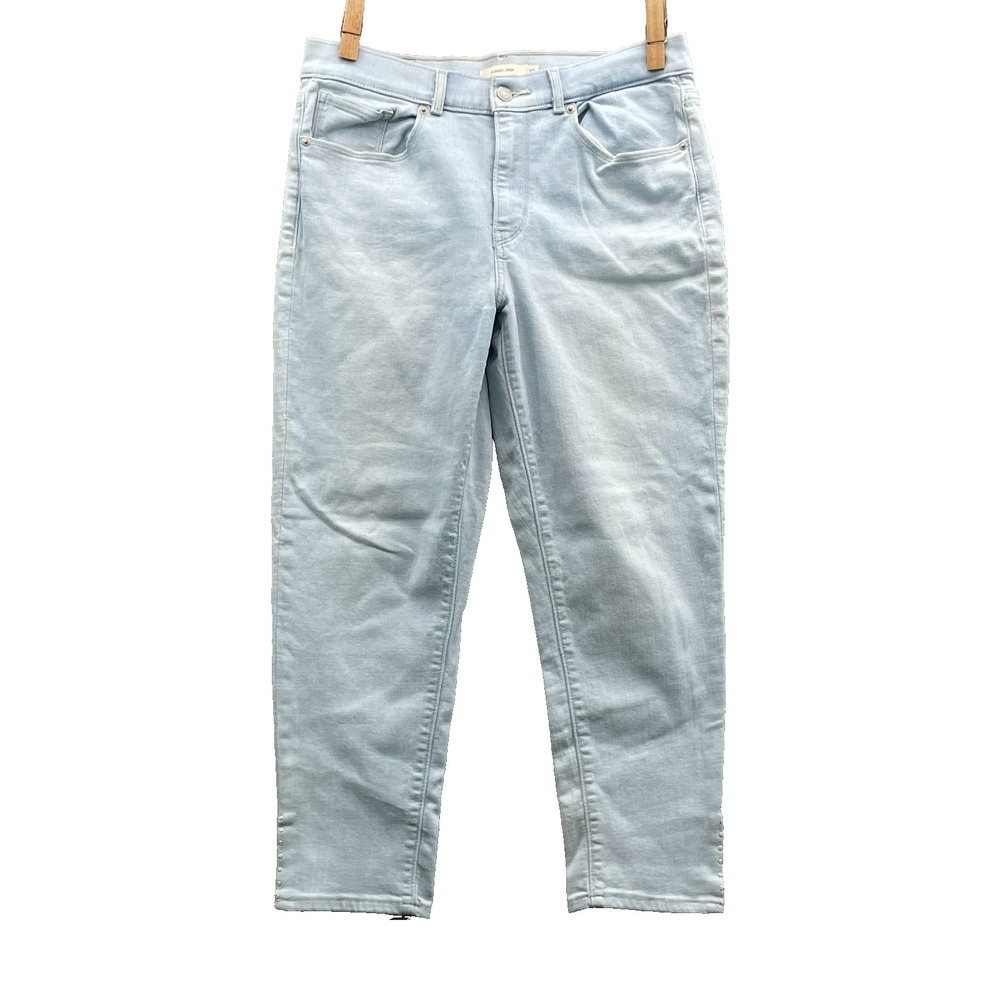 Levi's Classic Crop Jeans Women's 10 Light Wash Boho Academia Preppy 90s Relaxed